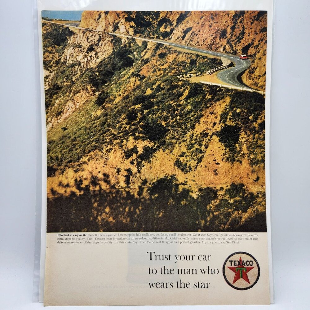 Vintage 1963 Texaco Calvert Whiskey LIFE Magazine Print Ads